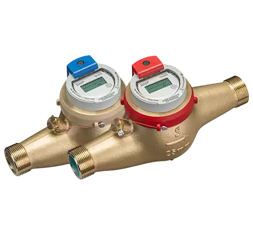 image of MTe hot and cold water meters from Truety